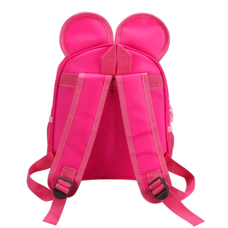 Voikukka Pink Cute Kid Backpacks for Little Girls Mini Mouse Backpack Toddler Bookbag Small Kids Preschool Backpacks for Girl Backpack Gift Childrens Daycare Book Bag Travel Backpacks Kindergarten Backpack - Image 4